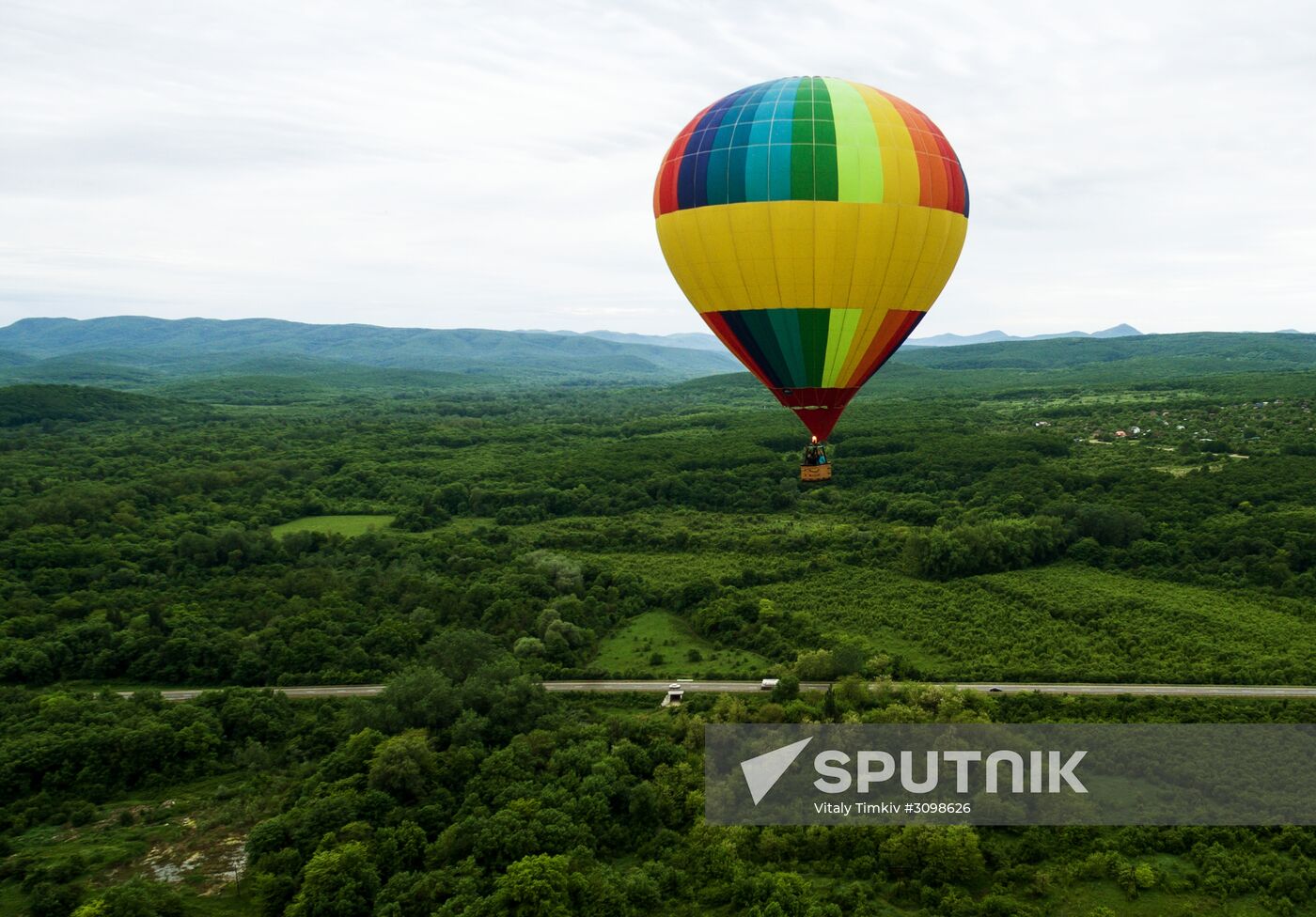 Abinsk Riviera aeronautics festival in Krasnodar Territory