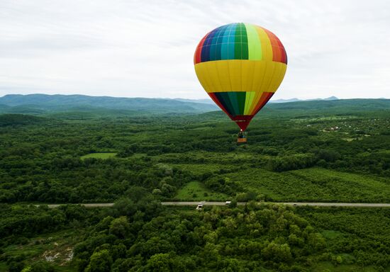 Abinsk Riviera aeronautics festival in Krasnodar Territory