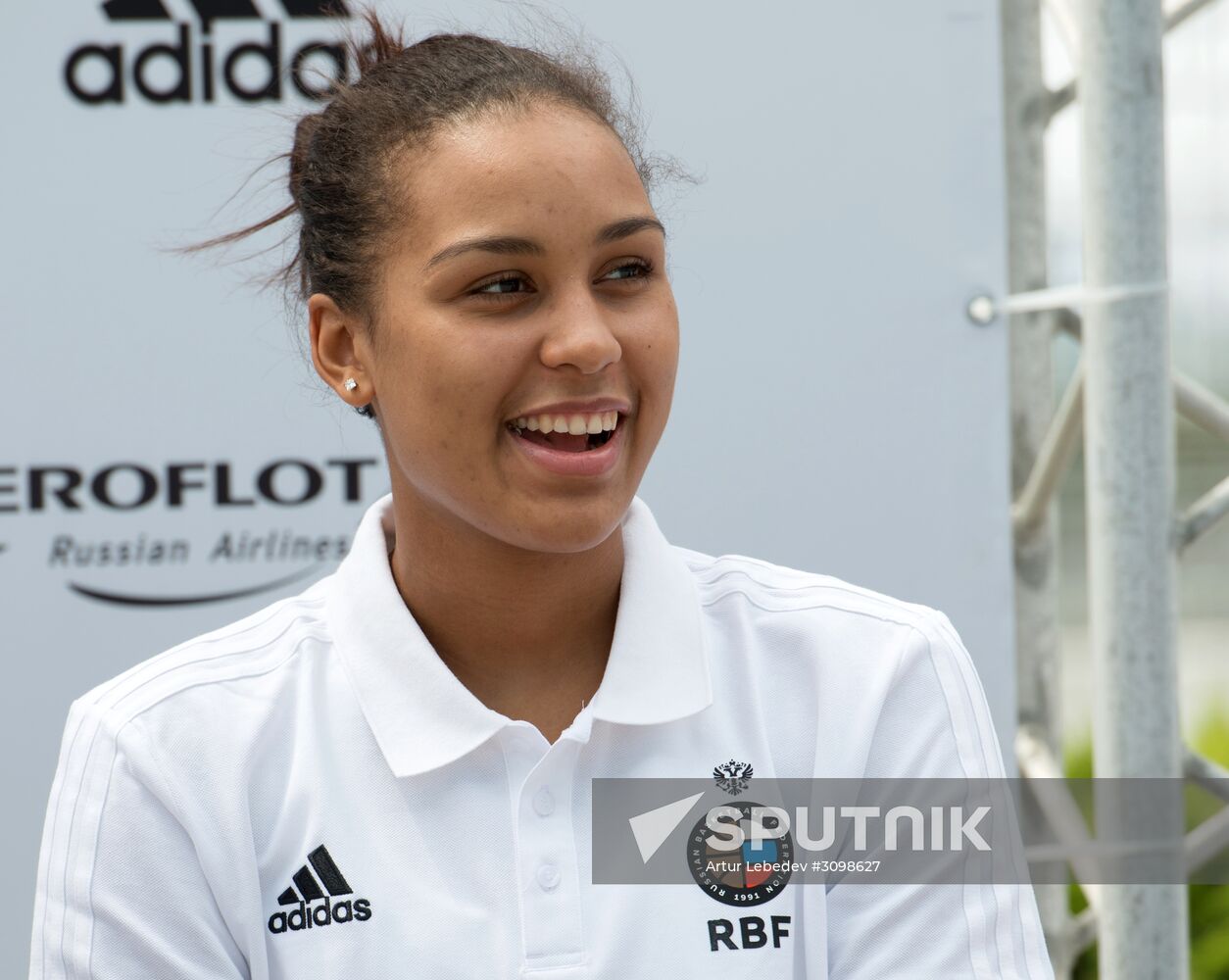 Presentation of the Russian women's national basketball team