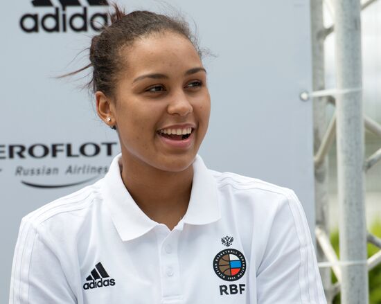 Presentation of the Russian women's national basketball team
