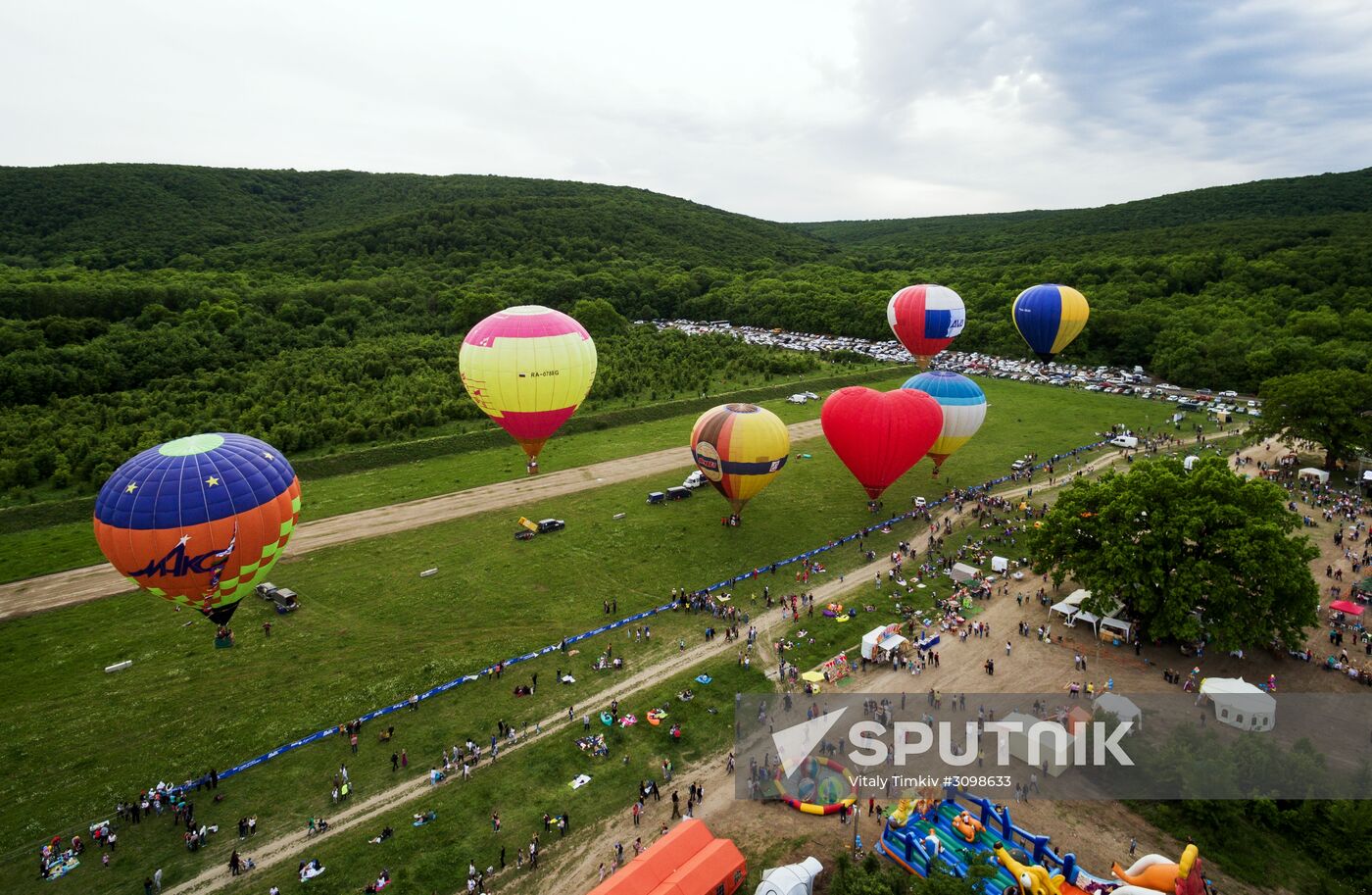 Abinsk Riviera aeronautics festival in Krasnodar Territory