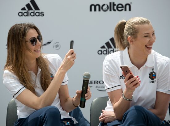 Presentation of the Russian women's national basketball team