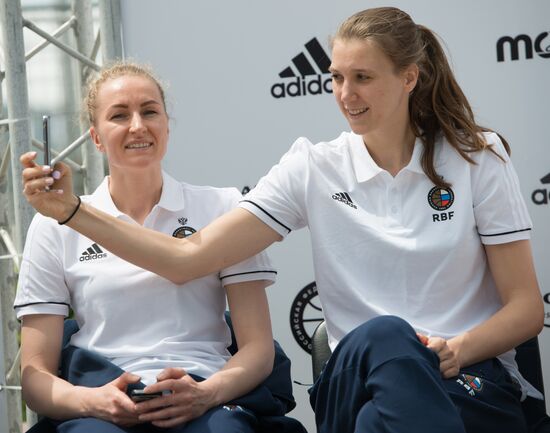 Presentation of the Russian women's national basketball team
