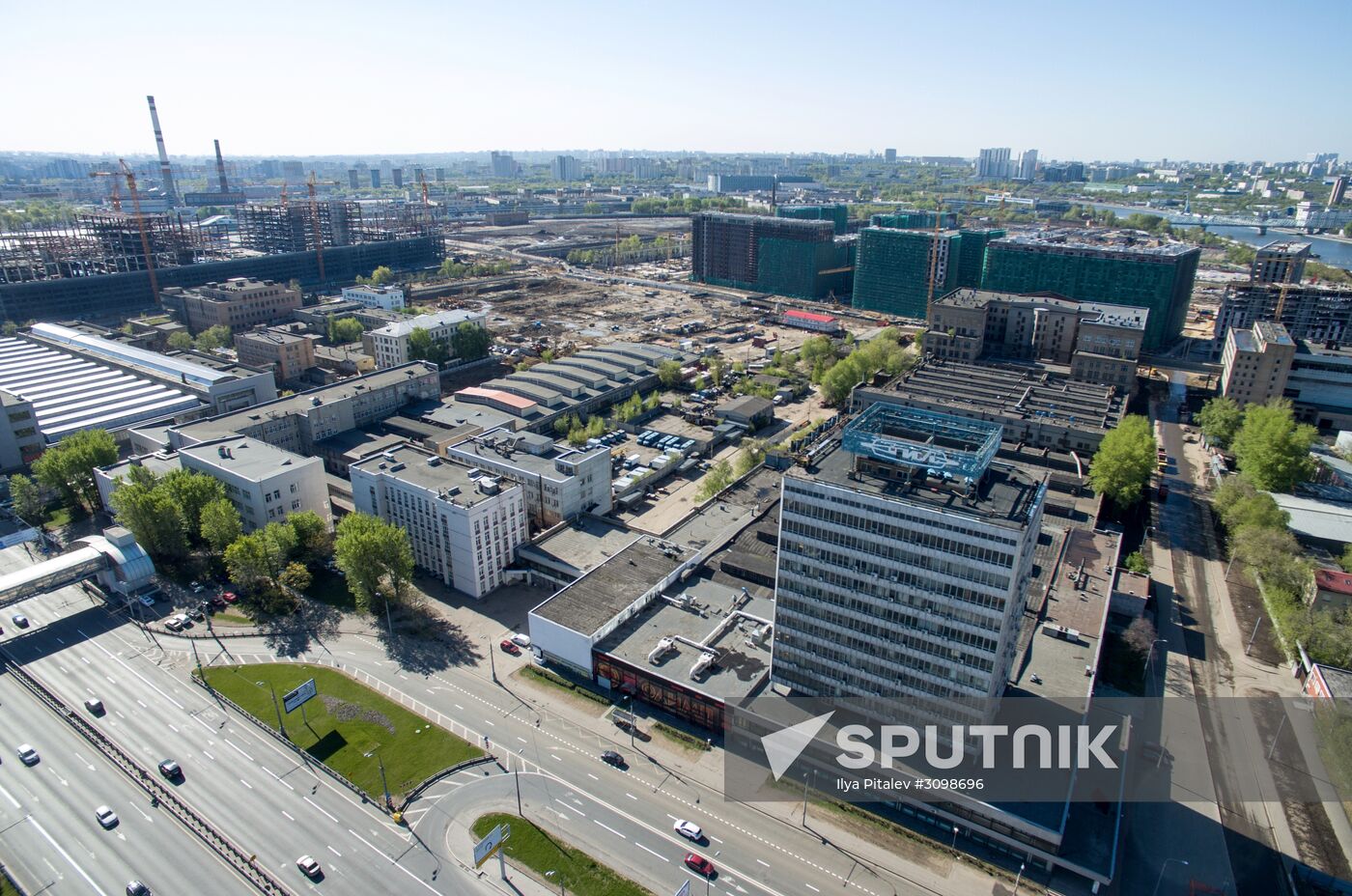 Former territory of ZIL Likhachyov car company in Moscow