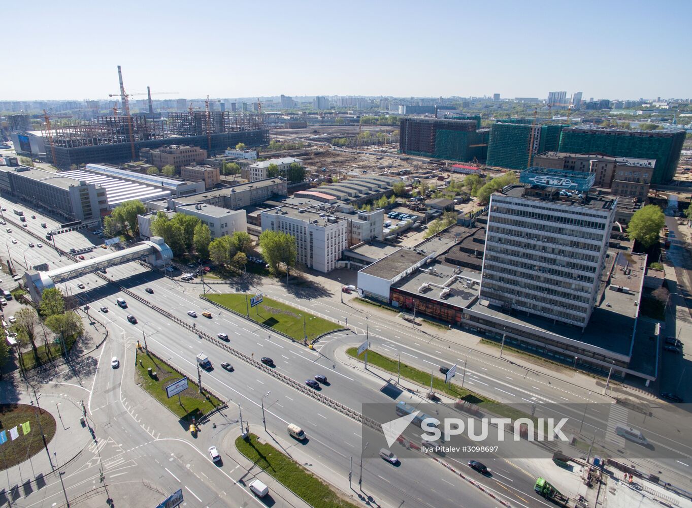 Former territory of ZIL Likhachyov car company in Moscow