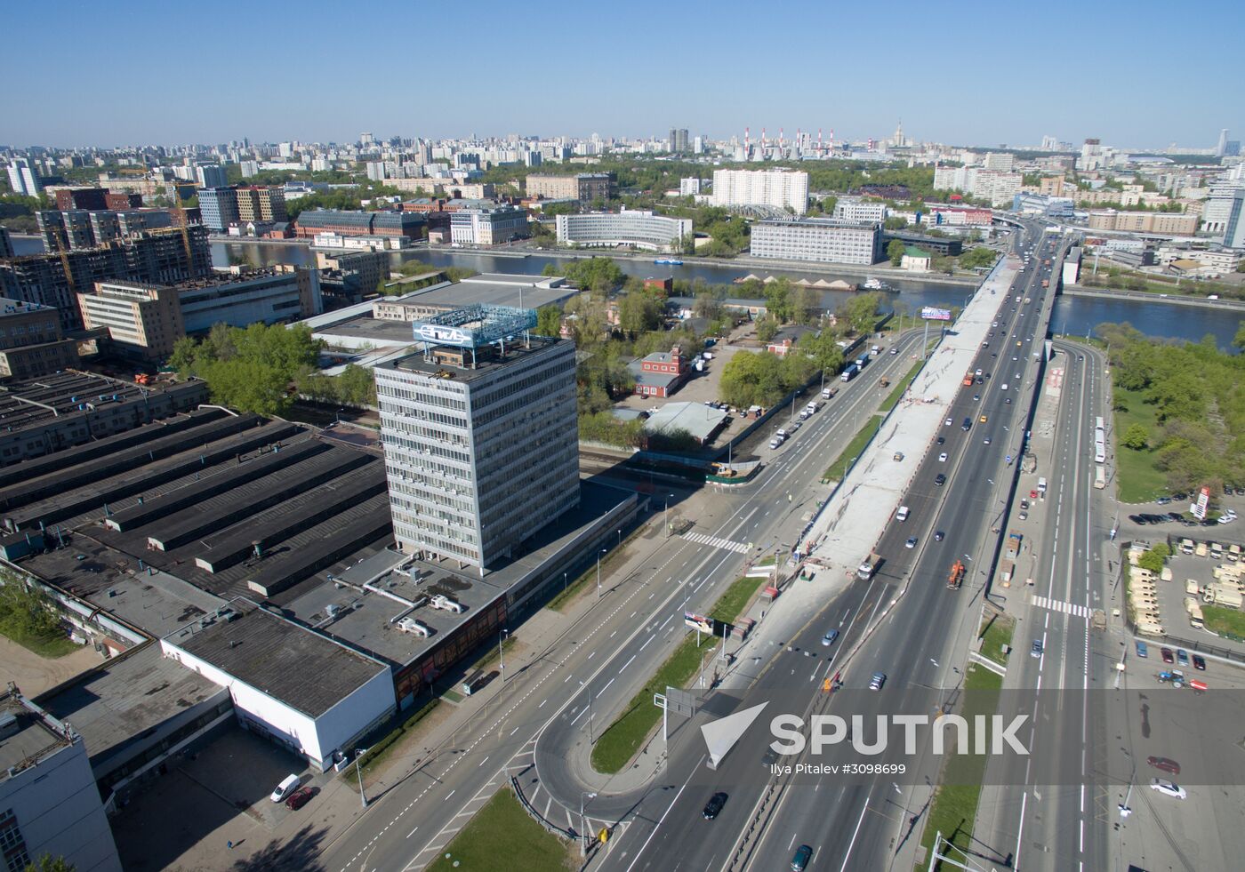 Former territory of ZIL Likhachyov car company in Moscow