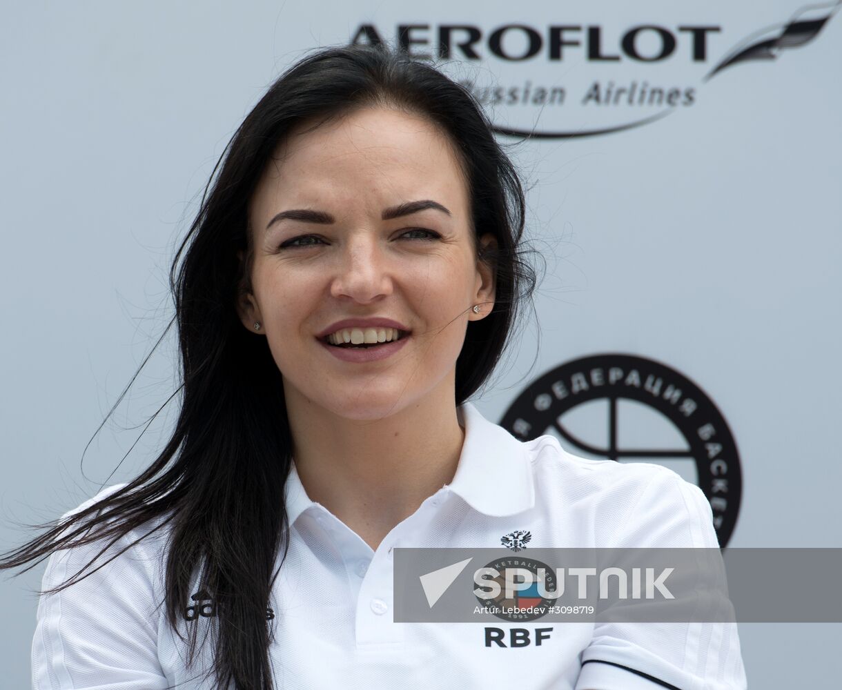 Presentation of the Russian women's national basketball team