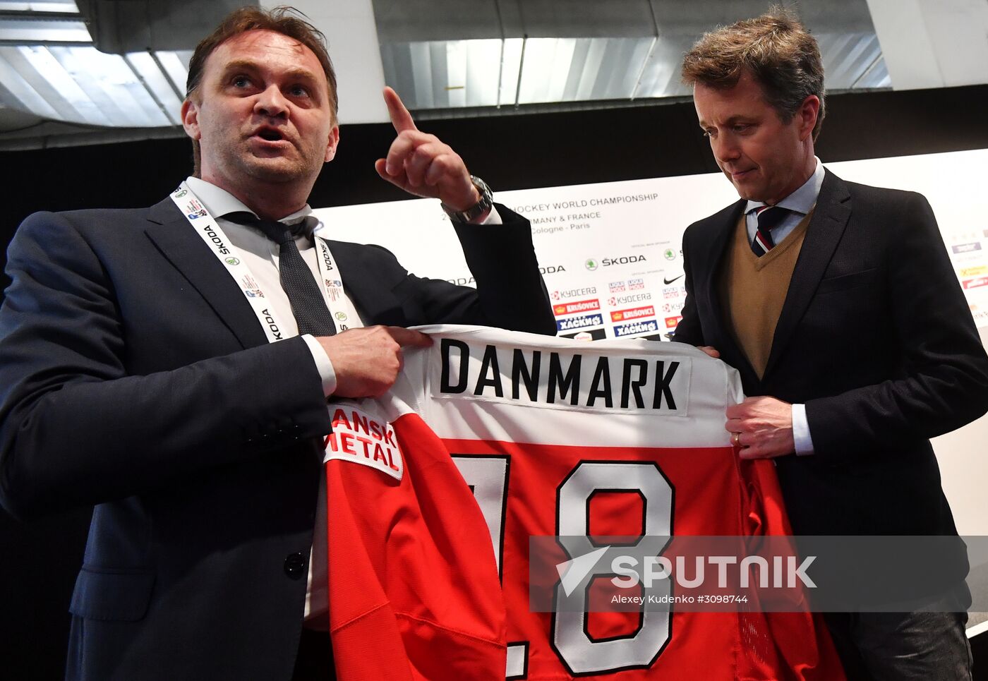 News conference on 2018 IIHF World Championship