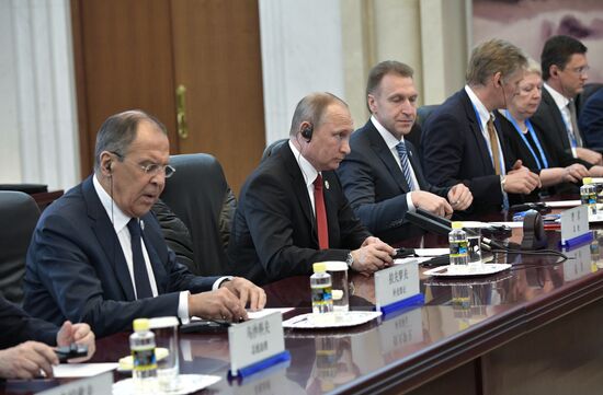 President Vladimir Putin's working visit to China
