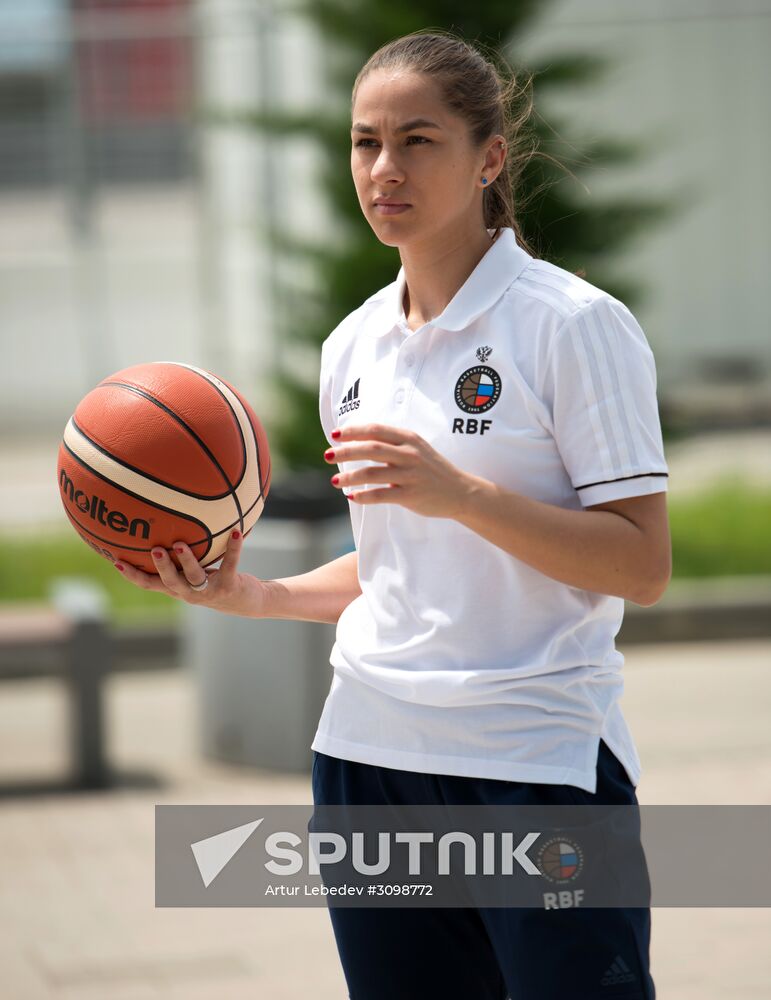 Presentation of the Russian women's national basketball team