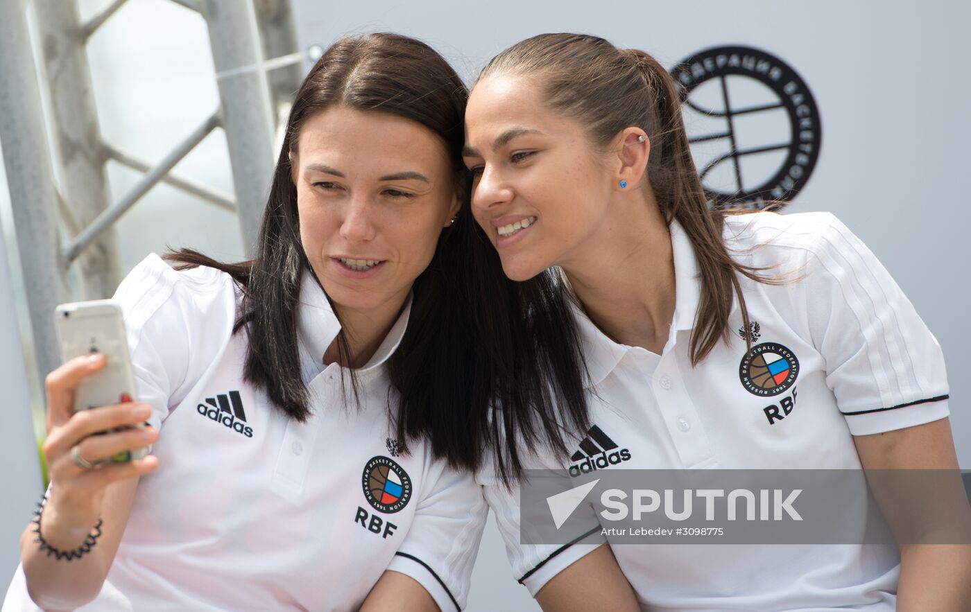 Presentation of the Russian women's national basketball team