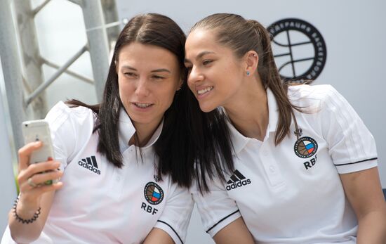 Presentation of the Russian women's national basketball team