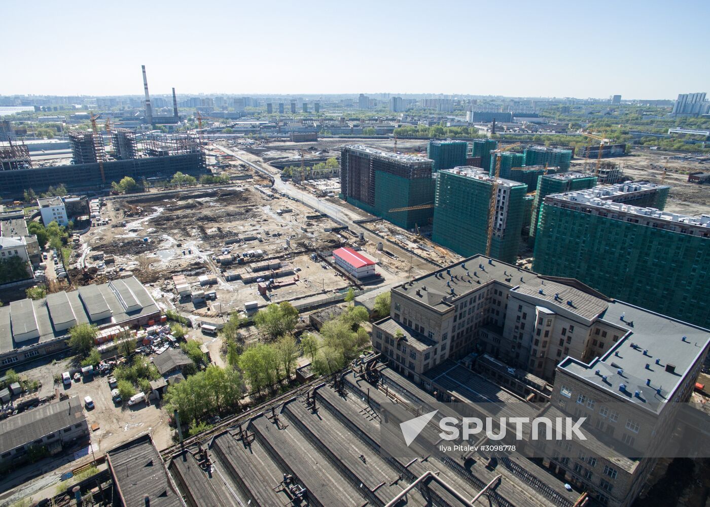 Former territory of ZIL Likhachyov car company in Moscow