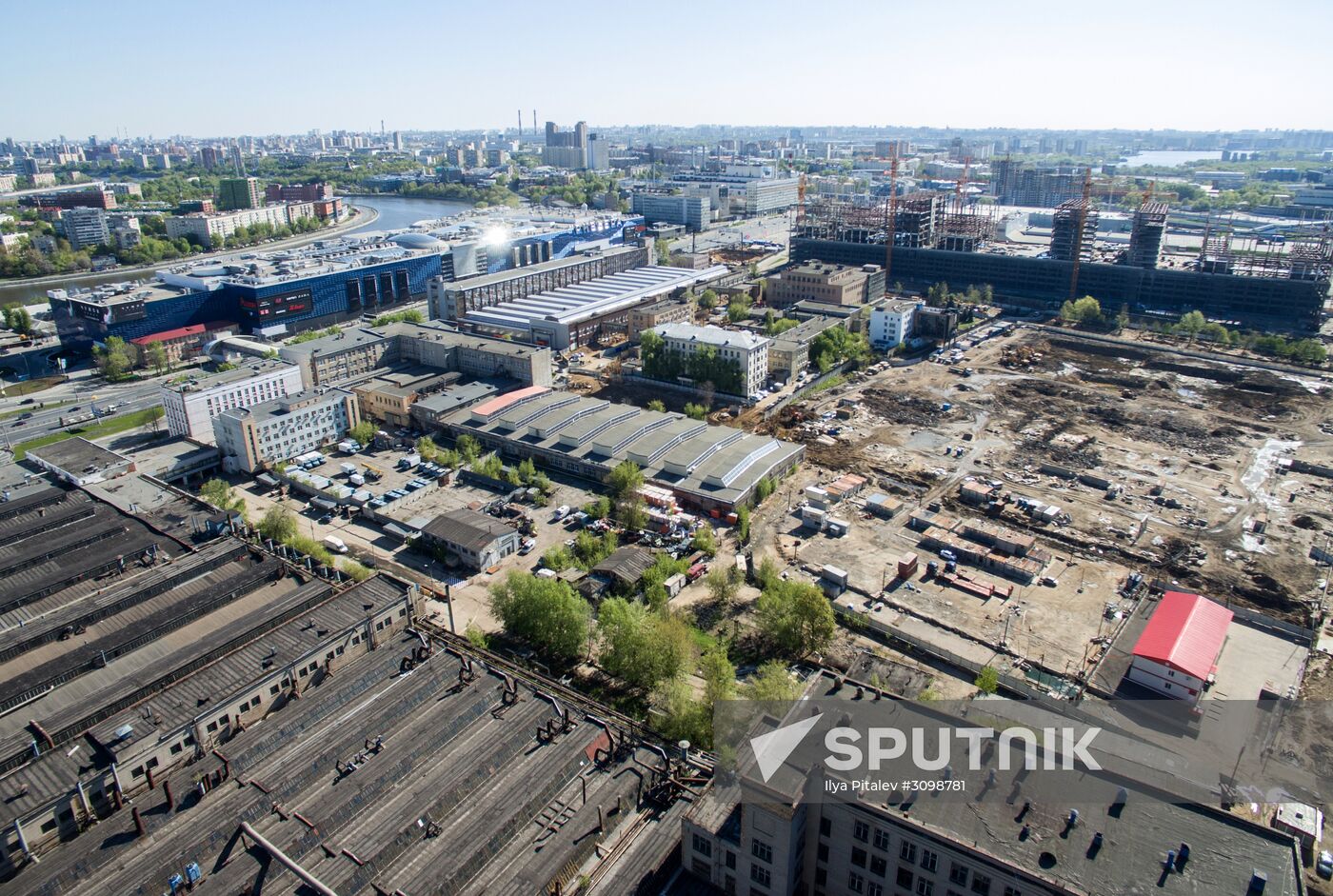 Former territory of ZIL Likhachyov car company in Moscow