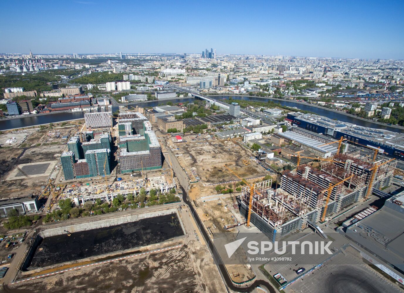 Former territory of ZIL Likhachyov car company in Moscow