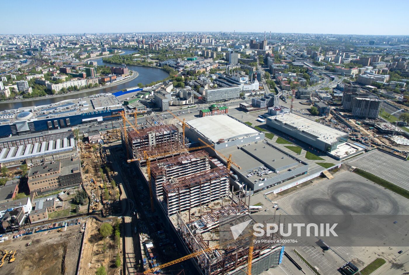 Former territory of ZIL Likhachyov car company in Moscow