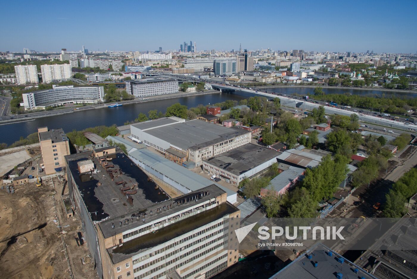 Former territory of ZIL Likhachyov car company in Moscow