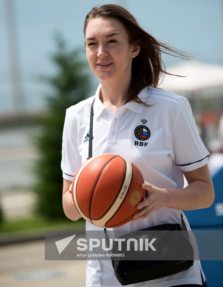 Presentation of the Russian women's national basketball team
