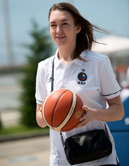 Presentation of the Russian women's national basketball team