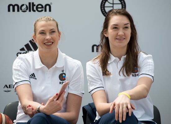 Presentation of the Russian women's national basketball team