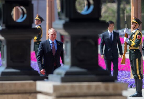 Russian President Vladimir Putin visits China. Day Two