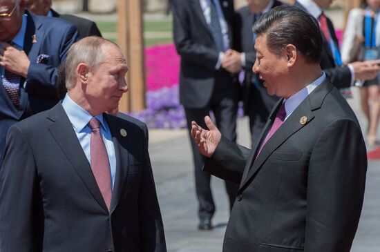 Russian President Vladimir Putin visits China. Day Two