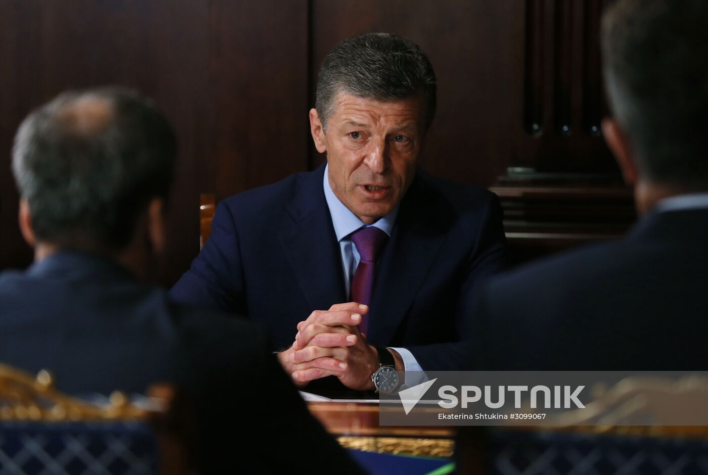 Russian Prime Minister Dmitry Medvedev chairs meeting with his deputies