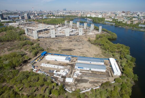 Nagatino bottom land in Moscow