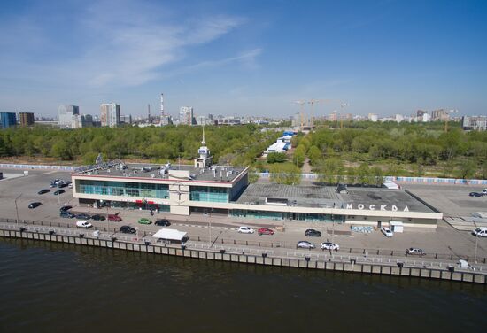 Nagatino bottom land in Moscow