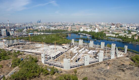 Nagatino bottom land in Moscow