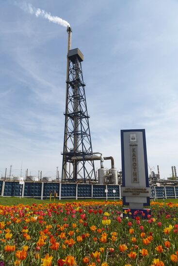 Moscow oil refinery suspends oil input because of emergency