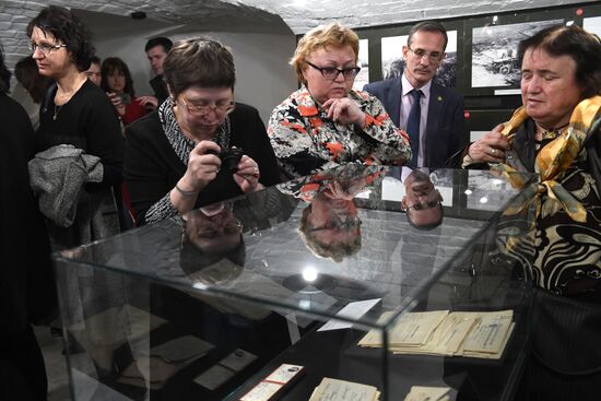 Unveiling photo exhibition "Olga Lander. Expanded reality of war"