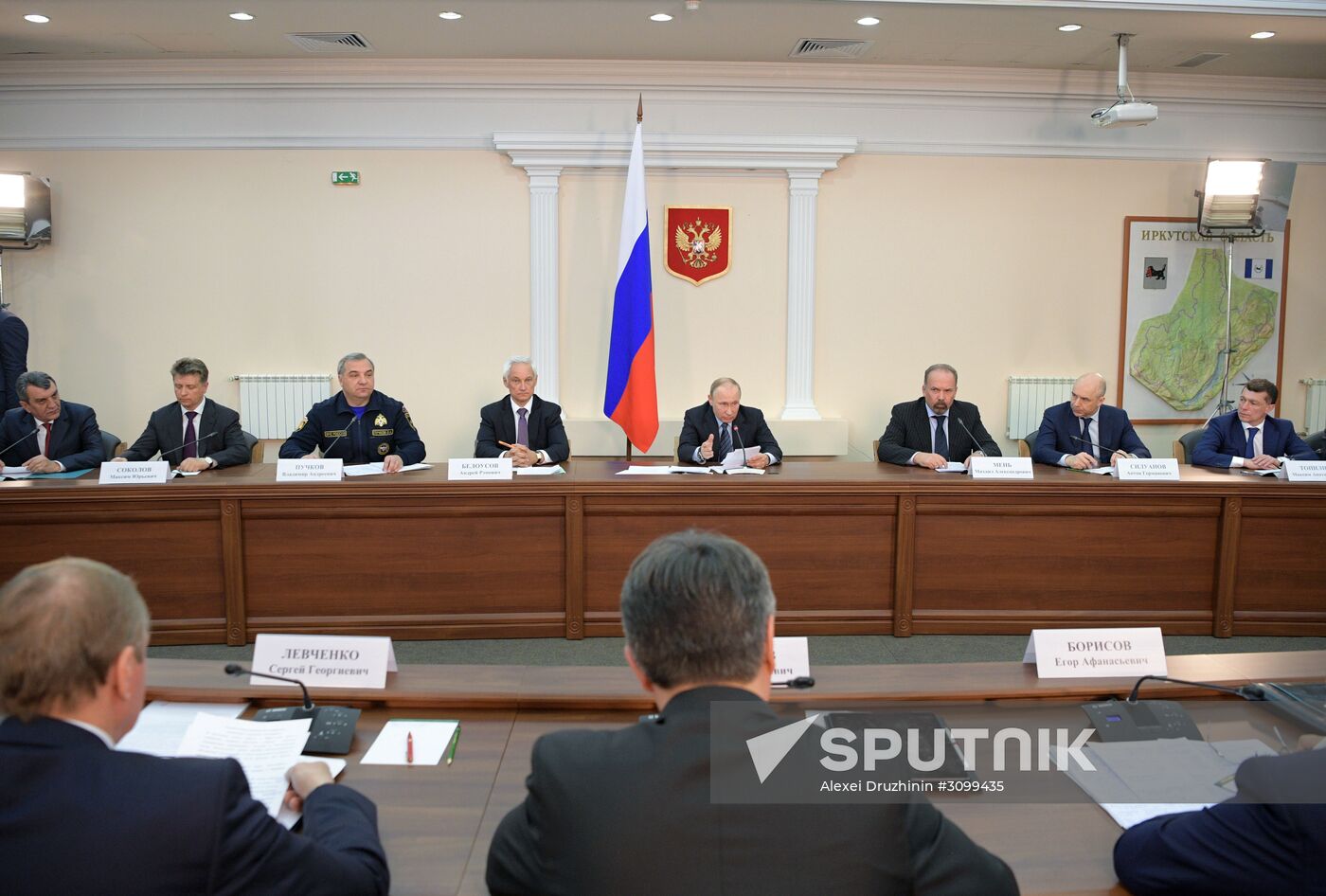 President Vladimir Putin visits Irkutsk