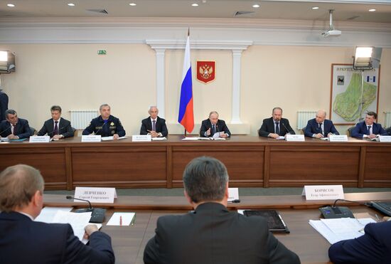President Vladimir Putin visits Irkutsk