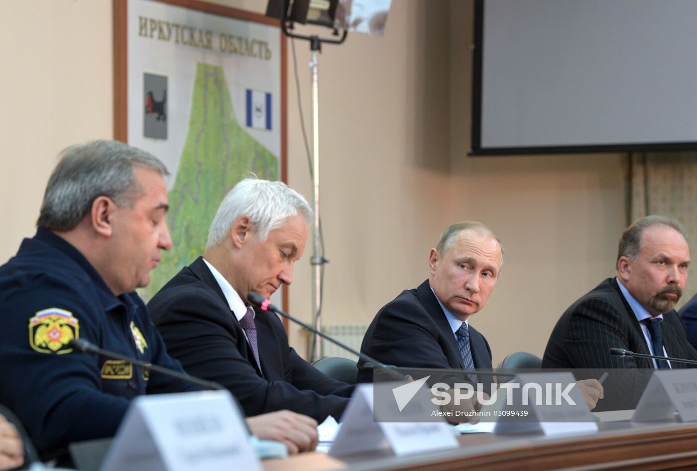 President Vladimir Putin visits Irkutsk