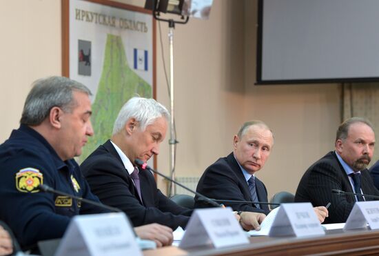 President Vladimir Putin visits Irkutsk