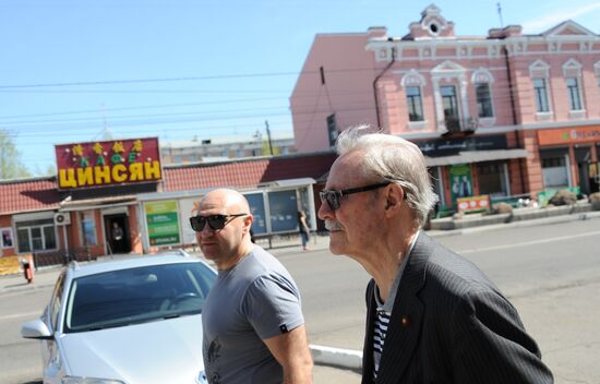 People's Artist of USSR Yuri Solomin visits Chita