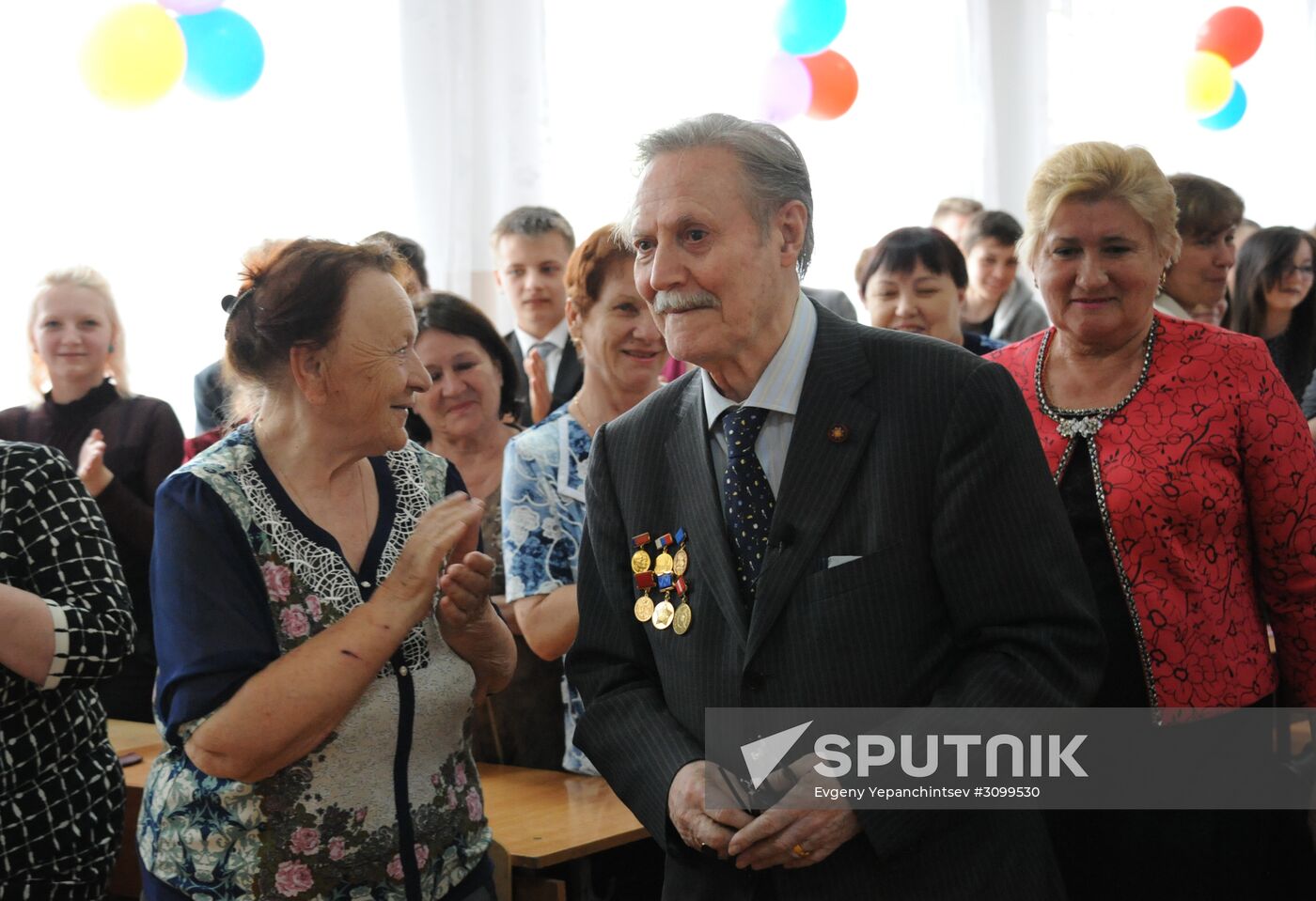 People's Artist of USSR Yury Solomin visits Chita