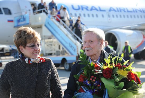 People's Artist of USSR Yuri Solomin visits Chita