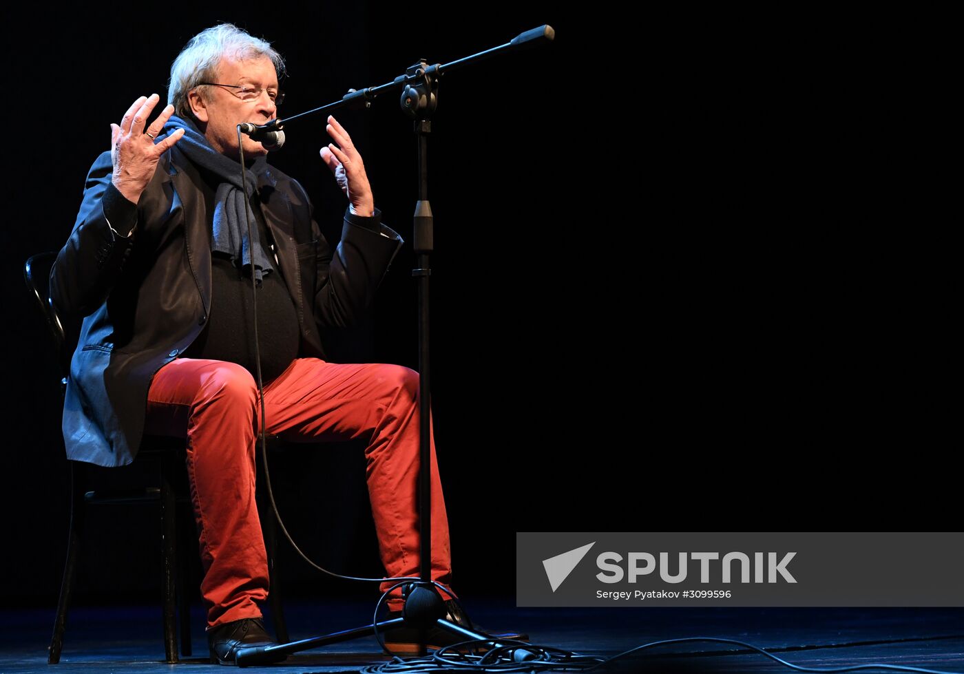 Yevgeny Yevtushenko memorial evening at Moscow's Mayakovsky Theater
