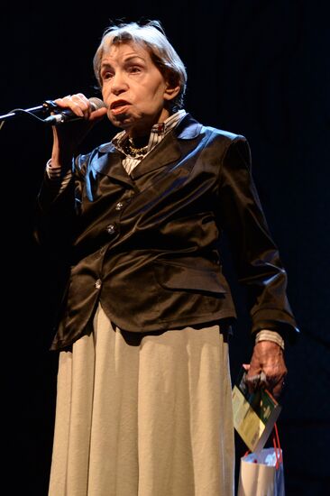 Yevgeny Yevtushenko memorial evening at Moscow's Mayakovsky Theater