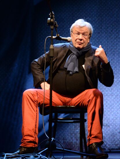 Yevgeny Yevtushenko memorial evening at Moscow's Mayakovsky Theater