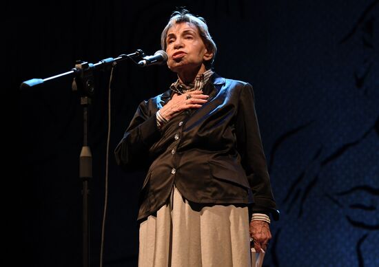 Yevgeny Yevtushenko memorial evening at Moscow's Mayakovsky Theater