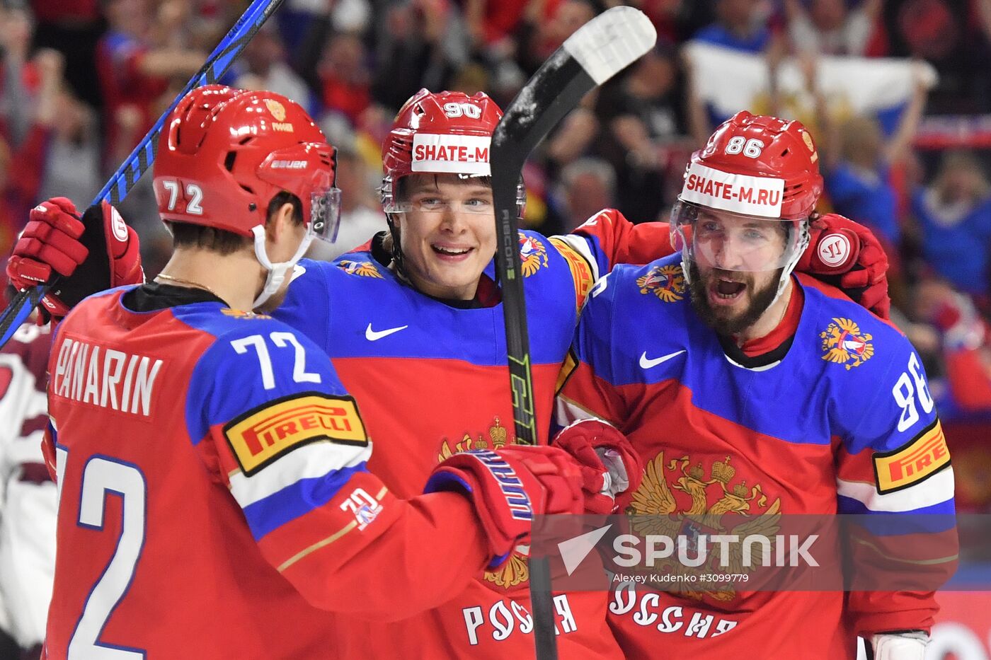 2017 IIHF World Championship. Russia vs. Latvia
