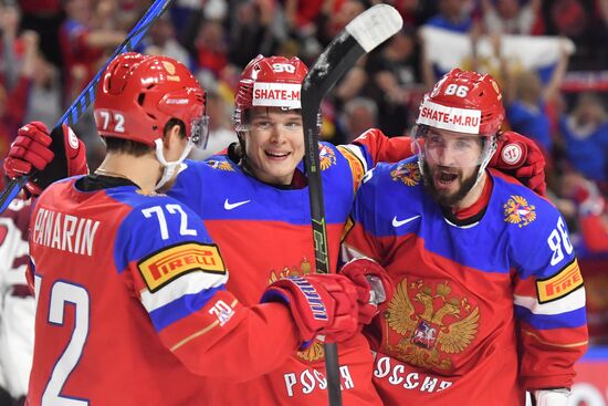 2017 IIHF World Championship. Russia vs. Latvia