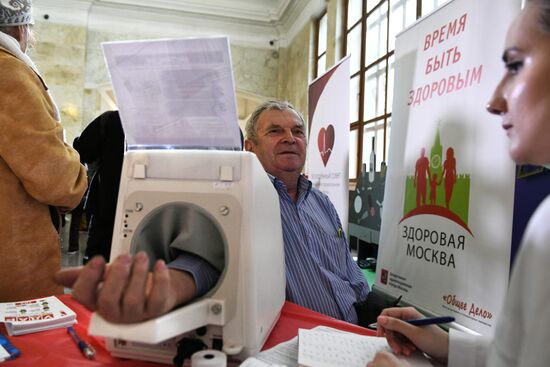 Moscow Metro hosts Know Your Blood Pressure project