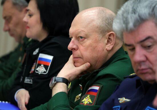 Russian President Vladimir Putin holds meeting with leaders of Defense Ministry and Military-Industrial Complex