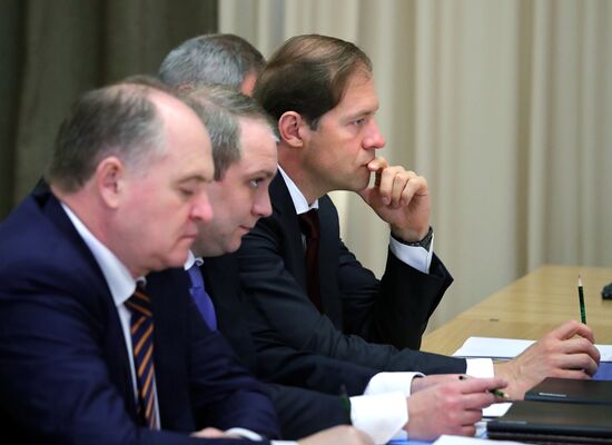 Russian President Vladimir Putin holds meeting with leaders of Defense Ministry and Military-Industrial Complex