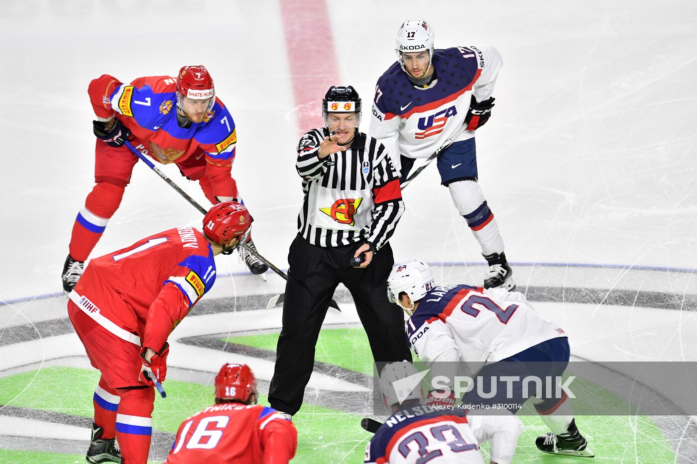 2017 IIHF World Championship. Russia vs US