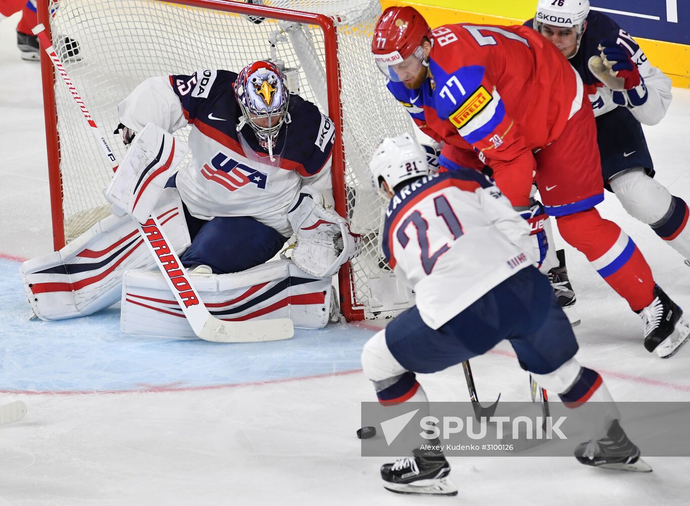 2017 IIHF World Championship. Russia vs USA